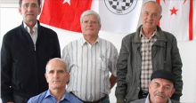 Soldan başlayarak; Bahadır Volkan, Ergün Sonel, Mehmet Akanyeti, Halil Göymen, Mehmet Özerkman.